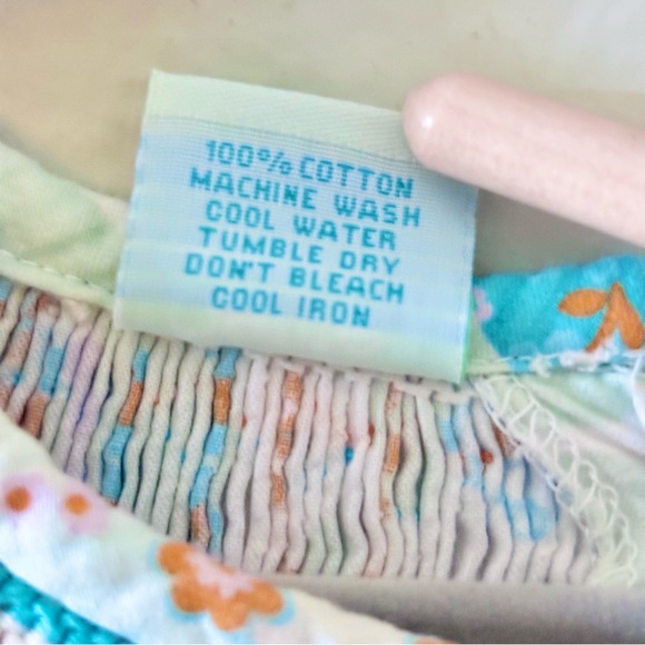 PETITE PALACE Whimsical Print Smocked 100% Cotton Ruffle Sleeve Dress | Size 4T - Picture 6 of 6